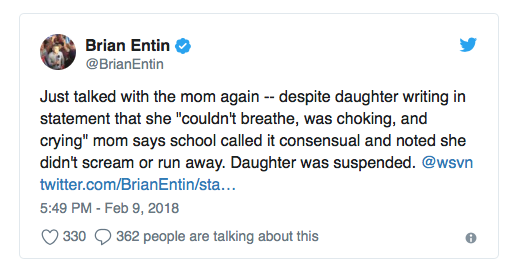 To think a woman isn't automatically lying if a rape trial verdict is not guilty?