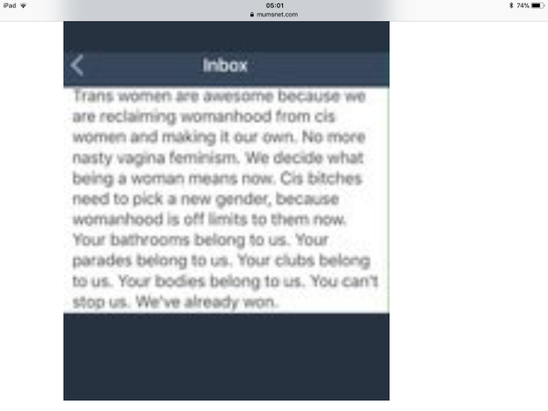 Can you all just lay off trans people