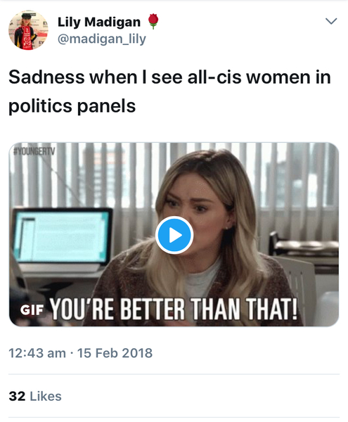 To think Labours Lily Madigan is really just trolling?