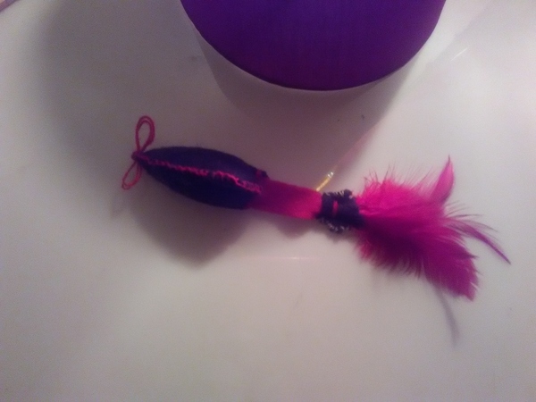 One toy mouse found for PB........