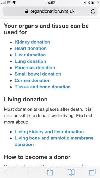 So DD's organ donor card just arrived...
