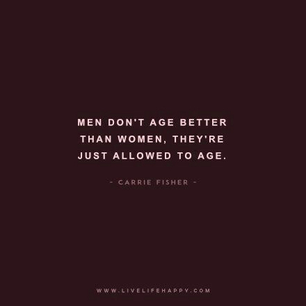 Do men worry about their looks fading