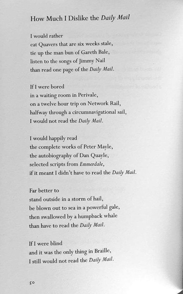 A thread that won't be nicked by the daily mail - a poem about it!