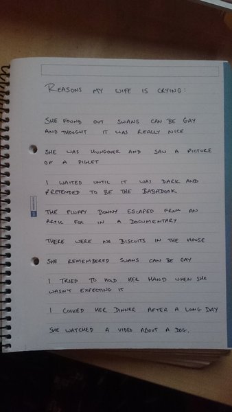 DH embarrassed by my sensitivity