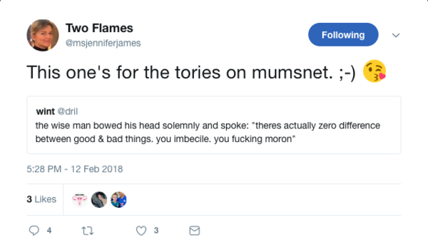 Team Smash The Patriarchy needs Mumsnet input/representation
