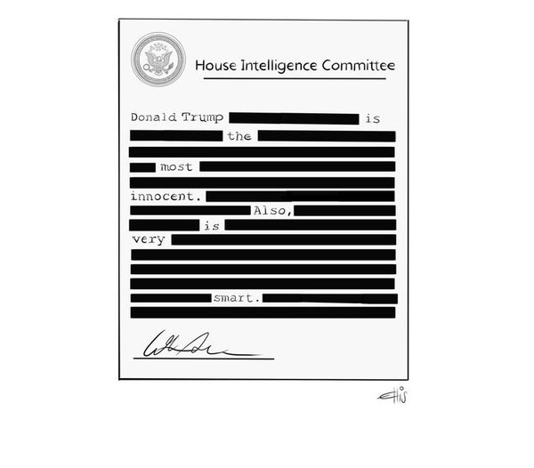 The one in which Trump orders his staff to fire Mueller, and they give him the finger