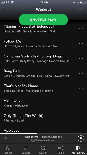 To ask for your motivational running songs?