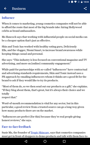 Bloggers and brands 2.