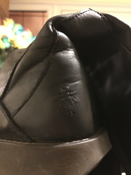 What brand of boots did I see?