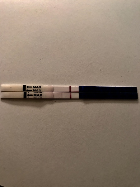 Positive then negative test ?