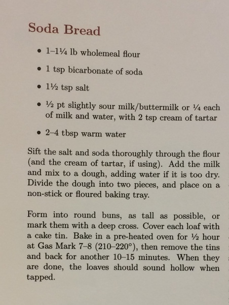 Bread recipe