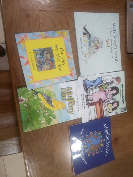 Children's adoption books to give away