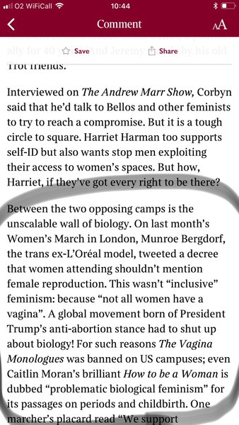 Bravo Janice Turner!