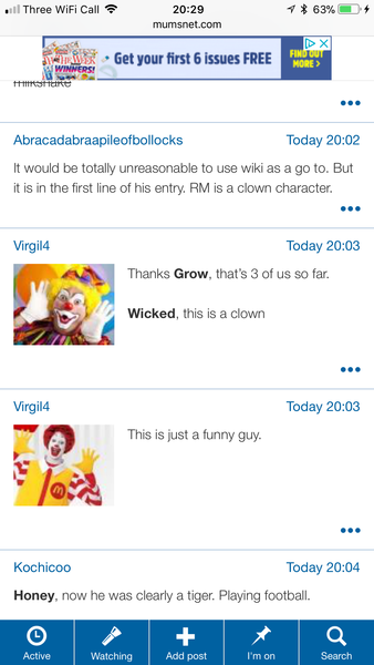 Ronald McDonald is a clown??