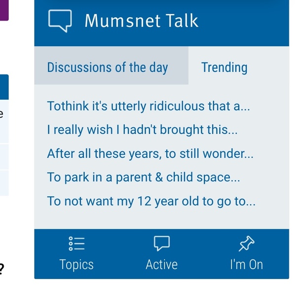 To park in a parent & child space because I can't walk properly in my high heels?