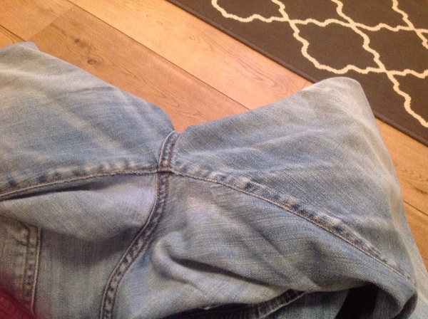 My Mint Velvet jeans have gone at the twat