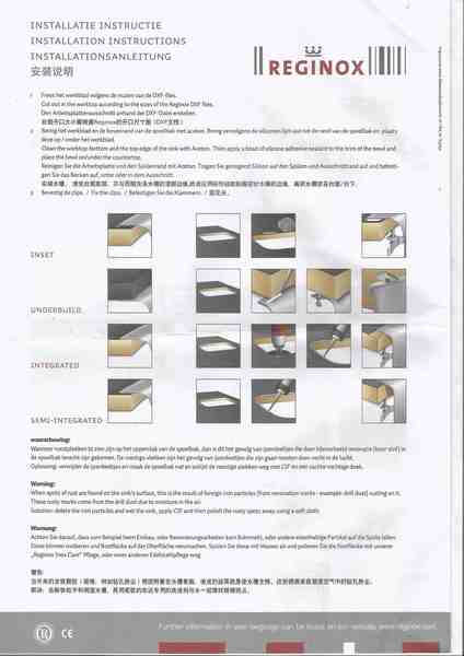 Integrated/flush-mounted sink not installed properly?