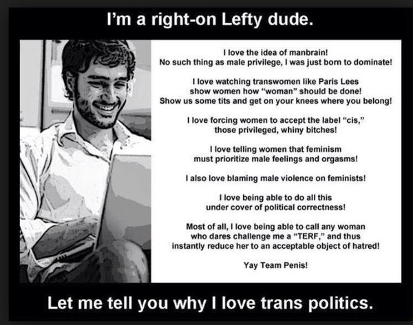 Disgusted by all the transphobia here