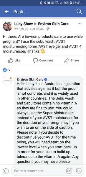 Environ products - are they safe?