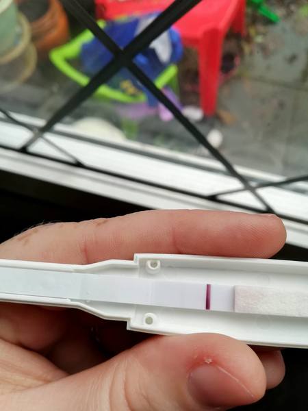 Faint line