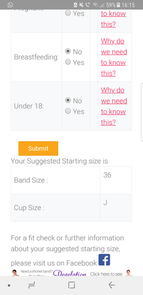 To ask for your help to find a bra