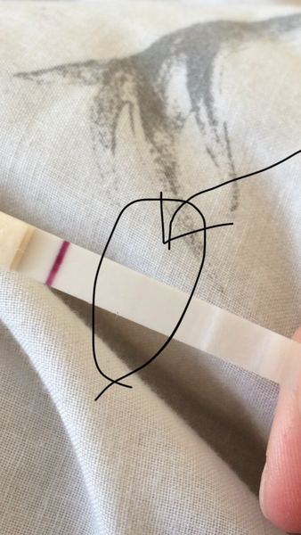 Faint line