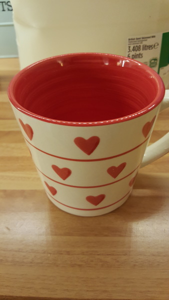 To ask to see your mugs