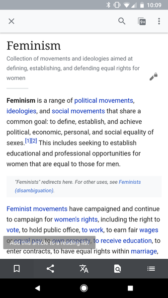 Evidence of misandry on Feminist chat.