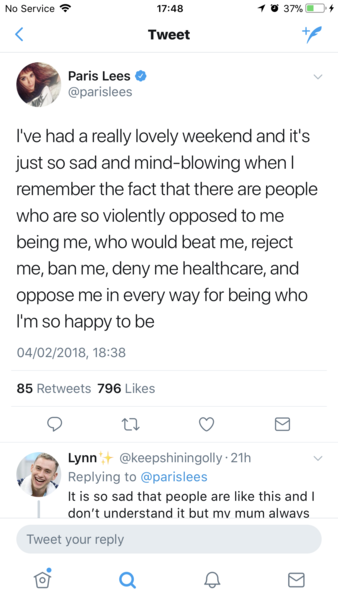 Disgusted by all the transphobia here