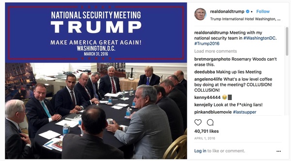 As far as Nunes can tell, none of us have even met with Trump