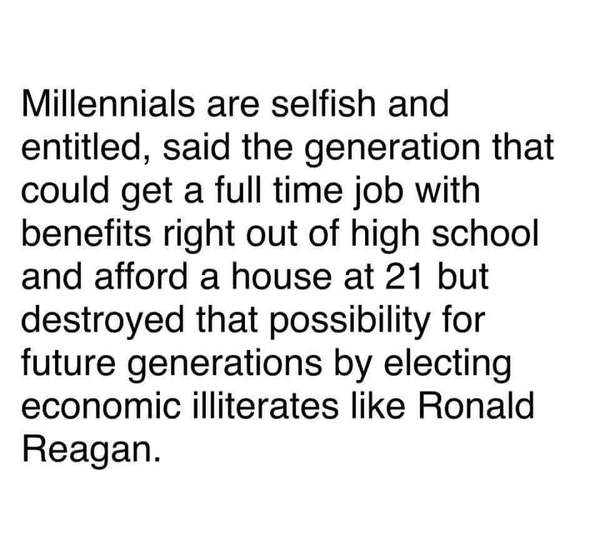 To think these baby boomers are missing the point?
