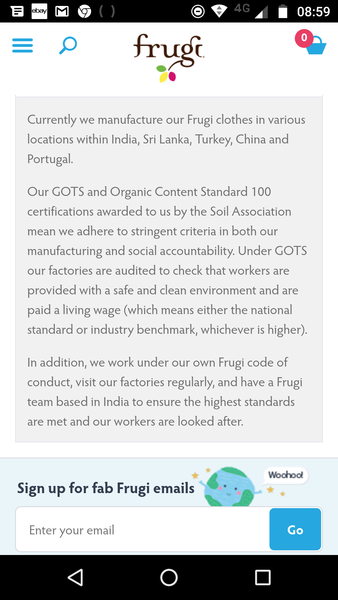 To not really get Frugi clothes