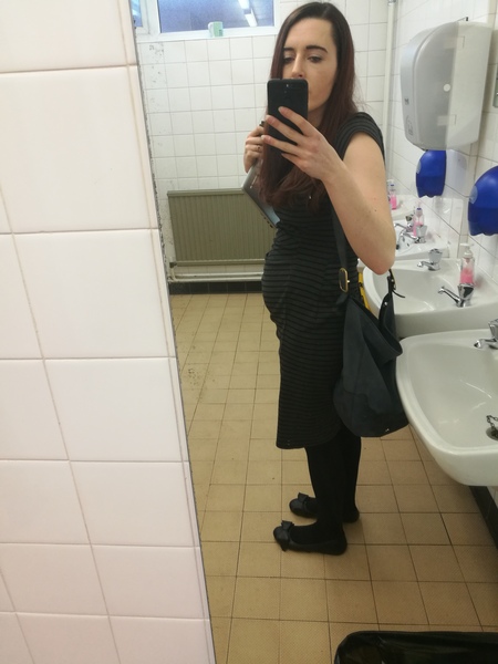 When did you all start to get a little baby bump?
