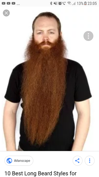 Can't stand his beard any longer!