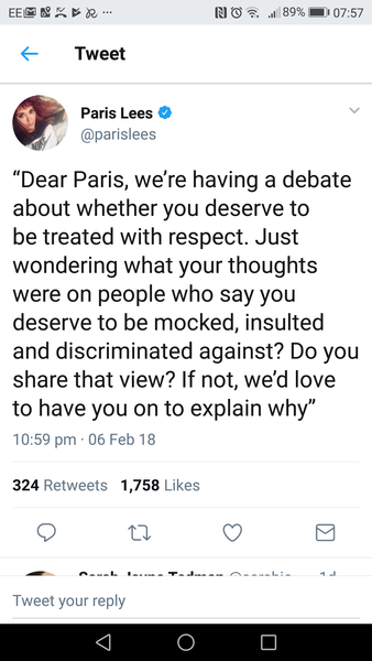 The gaslighting and victimhood status of TAs like Paris