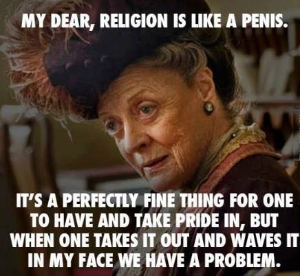 To really hate it when atheists take the piss out of those who believe in God?