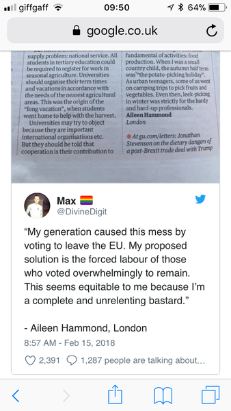 Westministenders: Groundhog Day