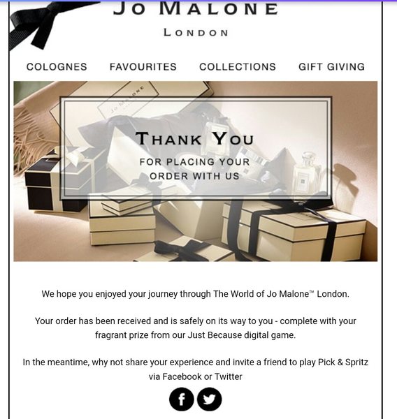 The Jo Malone Freebie game is back [UPDATE: But it's over now...]