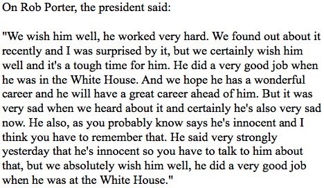 As far as Nunes can tell, none of us have even met with Trump