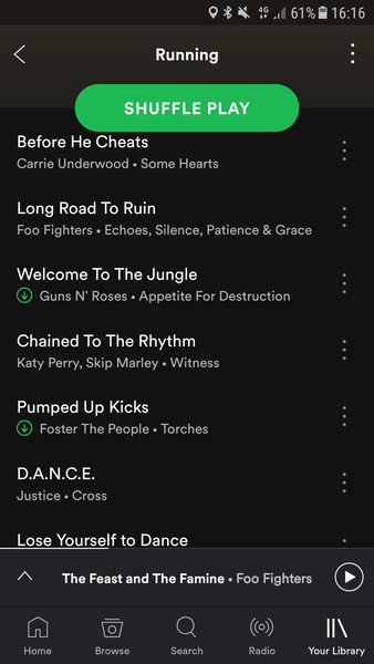 To ask for your motivational running songs?