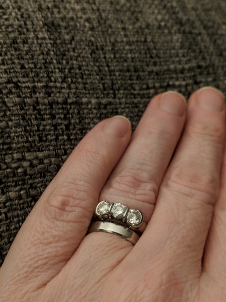 Quiet snow day here-show me your engagement rings!