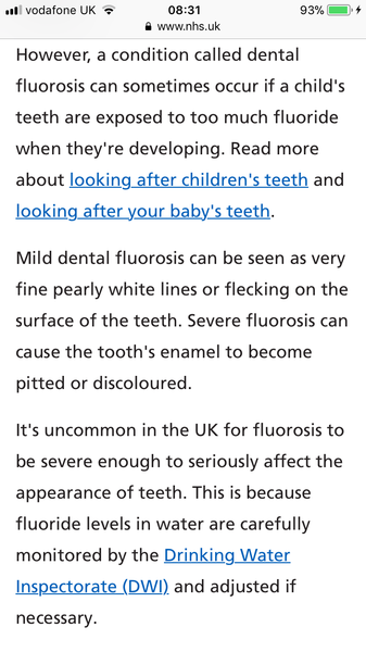 Aibu to refuse fluoride treatment for child