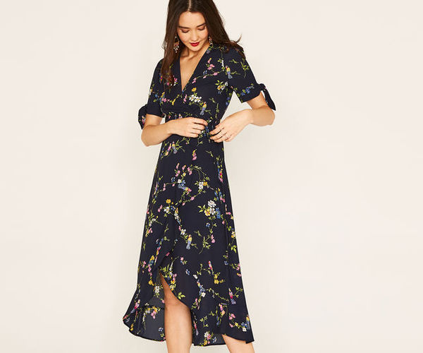 Is this dress too casual / dark for a wedding?
