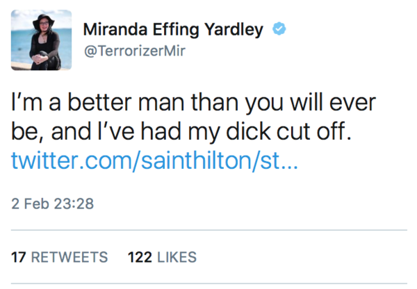 To think the Women's March organisers are a bunch of fucking traitors (Title edited by MNHQ)