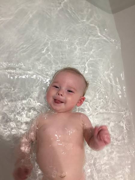 To clap my hands and skip about in a elephantine manner?