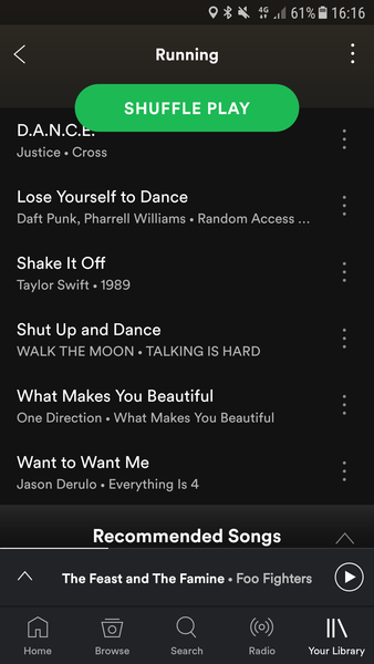 To ask for your motivational running songs?