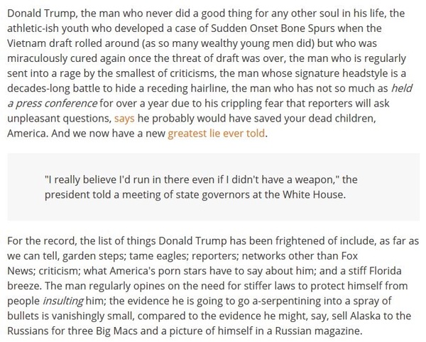 Trump Talk: or, Lift every voice and sing