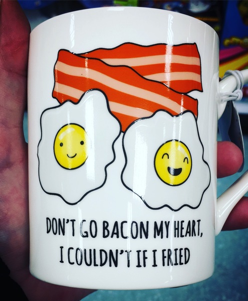 To ask to see your mugs