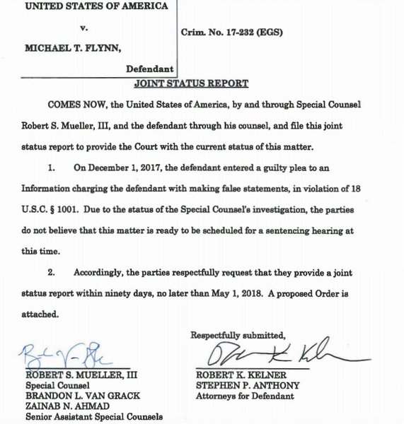 The one in which Trump orders his staff to fire Mueller, and they give him the finger