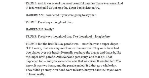 As far as Nunes can tell, none of us have even met with Trump